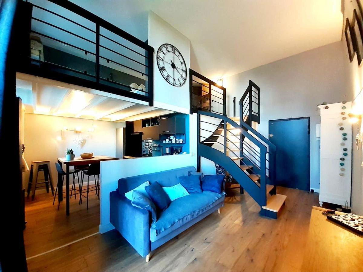 לה קרואסיק Charmant Studio En Duplex Esprit Loft Avec Balcon Vue Mer, Et Piscine Exterieure מראה חיצוני תמונה